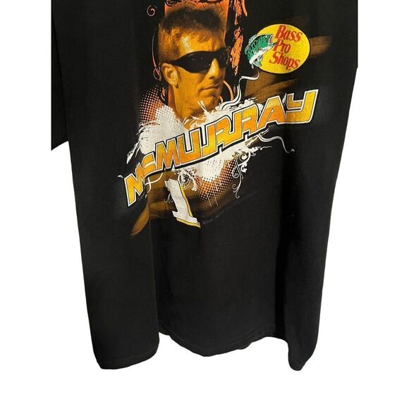 Vintage T Shirt Hase Authentics Jamie McMurray NASCAR Graphic T-Shirt Large - Picture 5 of 9